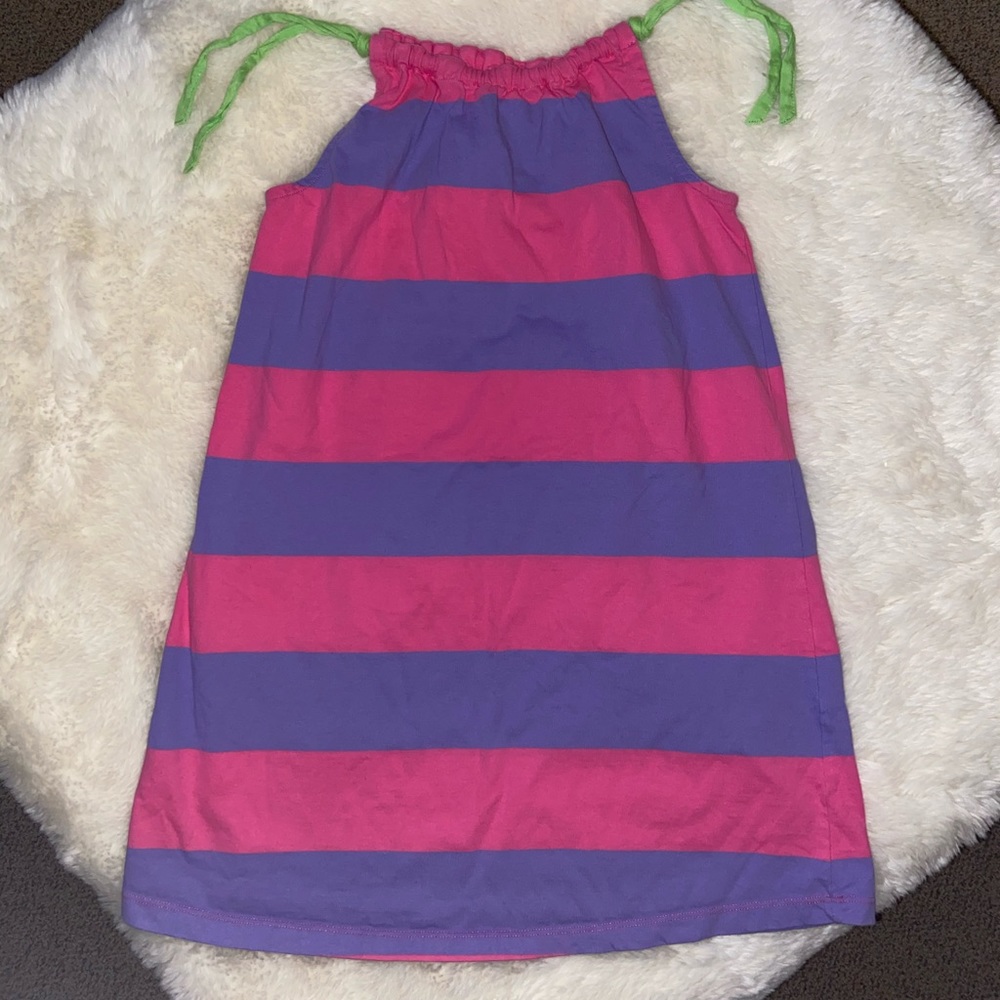 Hanna Andersson Striped Dress, Size 130cm